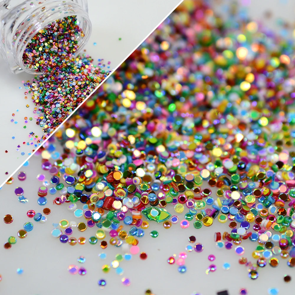 2g 3d Nail Art Glitter Paillette Round Colorful Thin Mixed Designs Nail Sparkly Sticker Tips Manicure Nail Art Decorations Y06
2g 3d Nail Art Glitter Paillette Round Colorful Thin Mixed Designs Nail Sparkly Sticker Tips Manicure Nail Art Decorations Y06