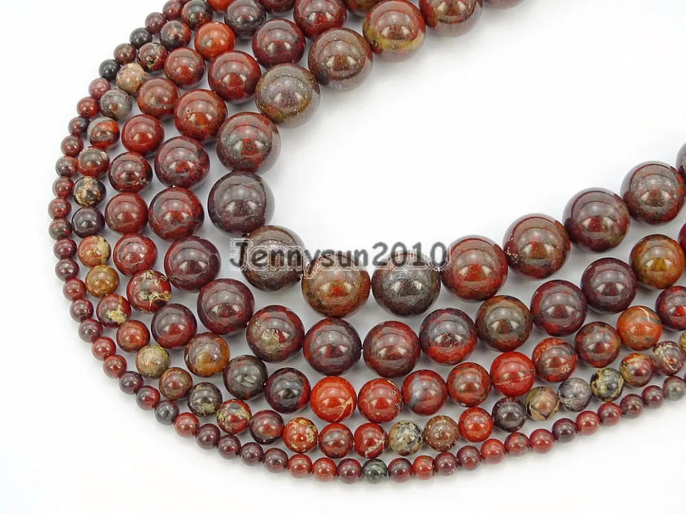 Natural Poppy Ja-sper Gems Stone Round Spacer Beads 16'' 4mm 6mm 8mm 10mm 12mm Strand for Jewelry Making Crafts 5 Strands/Pack
Natural Poppy Ja-sper Gems Stone Round Spacer Beads 16'' 4mm 6mm 8mm 10mm 12mm Strand for Jewelry Making Crafts 5 Strands/Pack