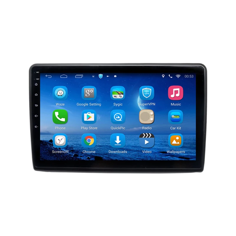 Fit 1995-2012 Santana Vista 3000 2000 10.1 inch Horizontal touch Screen Android Car GPS Navigation multimedia Video player Wifi |