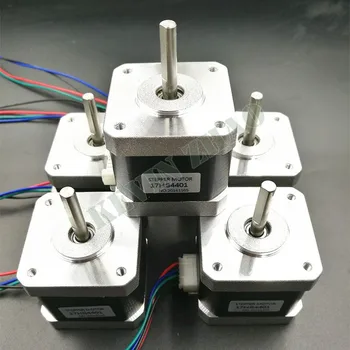Free shipping RU 5pcs 4-lead Nema17 Stepper Motor 42 motor D shaft motor 42BYGH 1.7A (17HS4401) 3D printer motor and CNC XYZ 
Free shipping RU 5pcs 4-lead Nema17 Stepper Motor 42 motor D shaft motor 42BYGH 1.7A (17HS4401) 3D printer motor and CNC XYZ