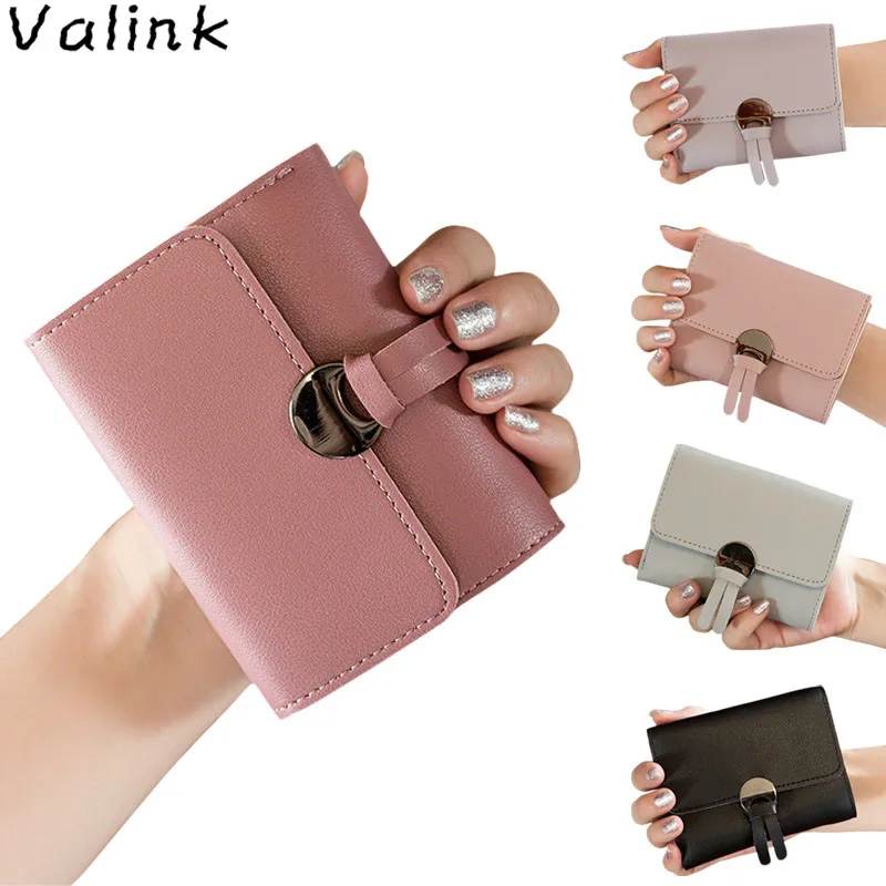Valink 2018 Fashion Women PU Leather Short Wallet Purses Card Holder Solid Color Female Purse Ladies Clutch Bag Carteras Mujer
Valink 2018 Fashion Women PU Leather Short Wallet Purses Card Holder Solid Color Female Purse Ladies Clutch Bag Carteras Mujer
