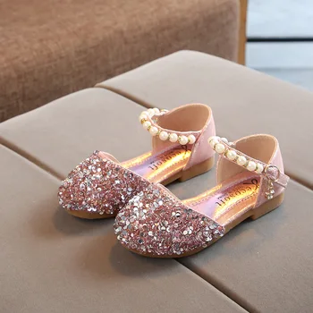 Girl Sequin Pearl Dance Leather Shoes Princess Wedding Kid Shose For Little Girl Dress Big Children Shoes 1 6 7 8 9 10 11 Year
Girl Sequin Pearl Dance Leather Shoes Princess Wedding Kid Shose For Little Girl Dress Big Children Shoes 1 6 7 8 9 10 11 Year