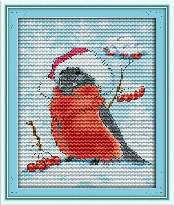 Lovely Christmas bird Printed Canvas DMC Counted Cross Stitch Kits printed Cross-stitch set Embroidery Needlework
Lovely Christmas bird Printed Canvas DMC Counted Cross Stitch Kits printed Cross-stitch set Embroidery Needlework