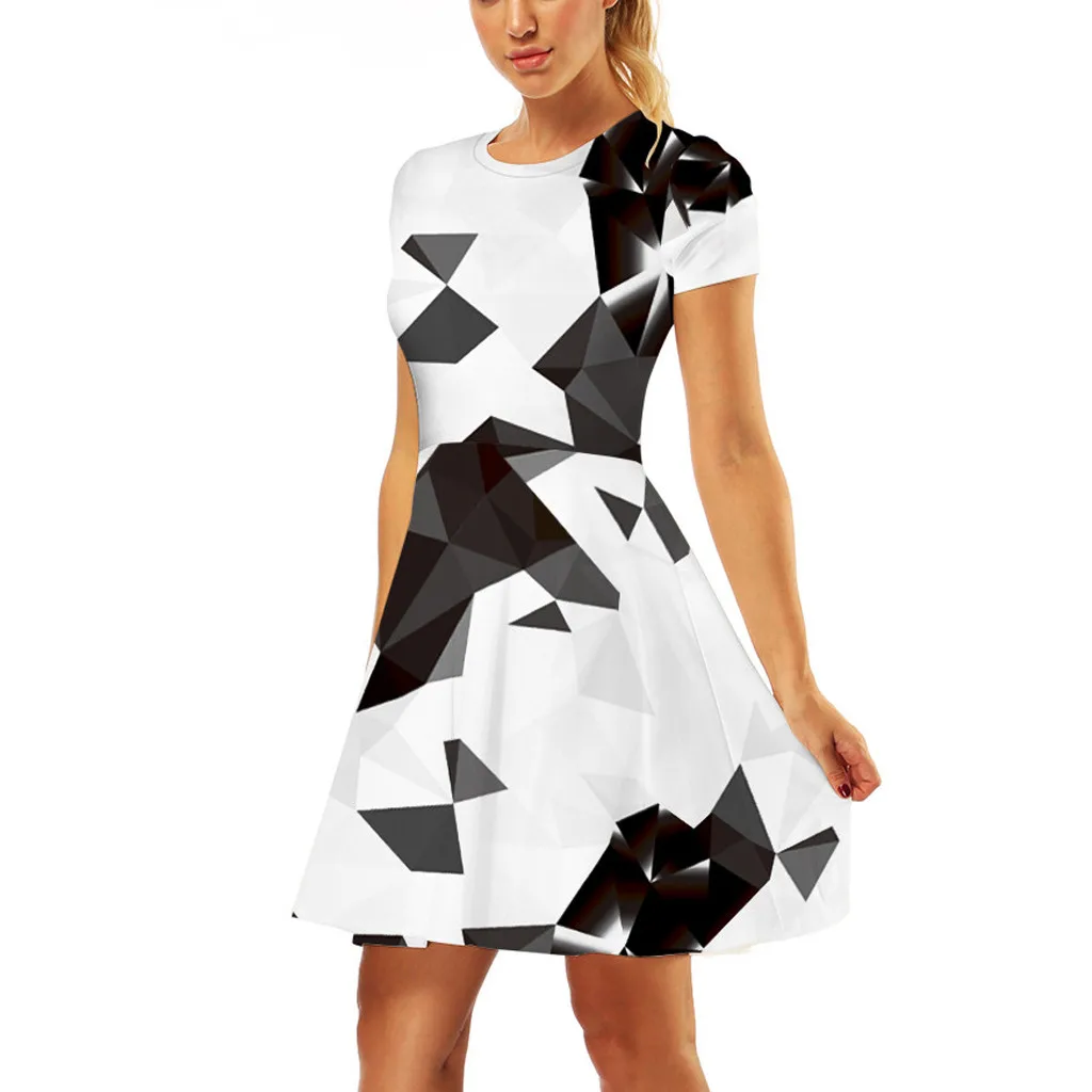 Fashion Summer Women 3D Moon Printed Pattern Type Short Sleeve O-Neck Knee-Length Vintage Casual Dress Sunflower Dress June 20
Fashion Summer Women 3D Moon Printed Pattern Type Short Sleeve O-Neck Knee-Length Vintage Casual Dress Sunflower Dress June 20