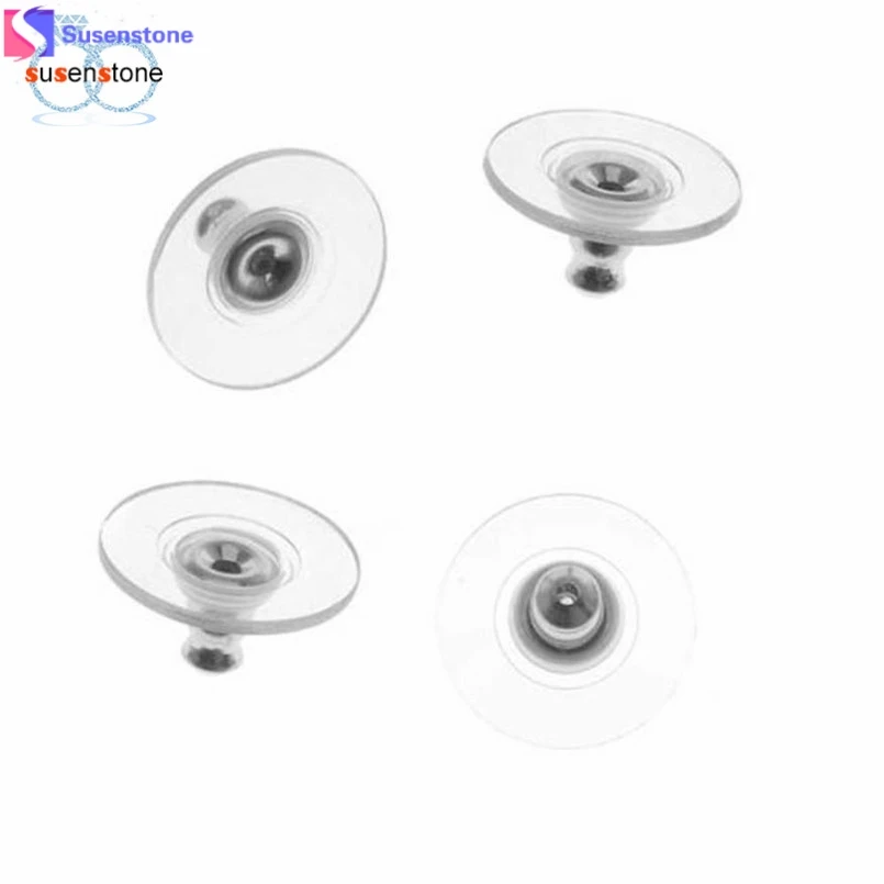 SUSENSTONE 50 Piece Hypo Allergenic Bullet Clutch Earring Backswith Pad Safety Backs #0
SUSENSTONE 50 Piece Hypo Allergenic Bullet Clutch Earring Backswith Pad Safety Backs #0