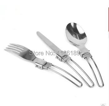 Outdoor Stainless Steel Folded Fork Spoon Knife Picnic Camping Dinnerware Tableware
Outdoor Stainless Steel Folded Fork Spoon Knife Picnic Camping Dinnerware Tableware