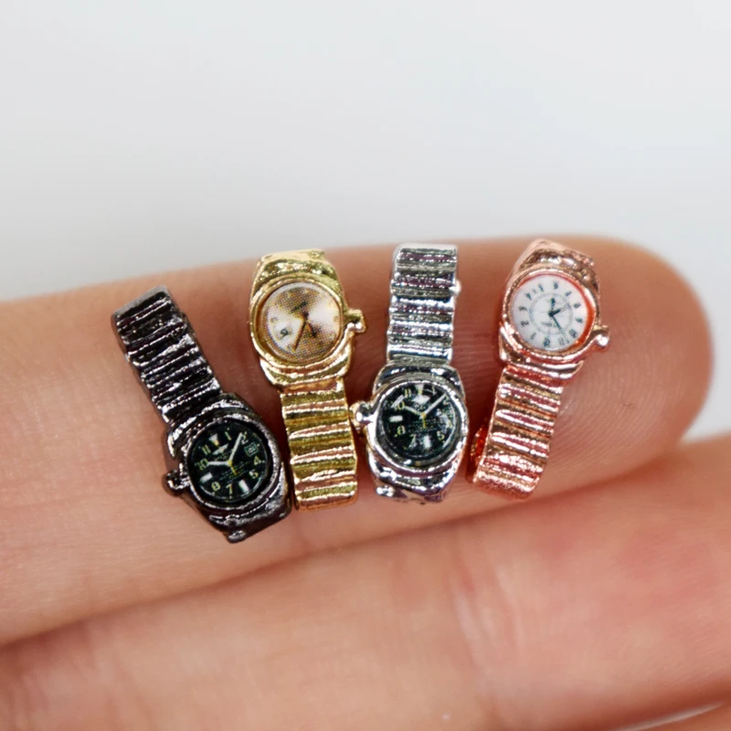 4PCS 1/12 Scale Dollhouse Miniature Metal Watch for Home Decor Mini Furniture Fit OB11 Accessories Toy
4PCS 1/12 Scale Dollhouse Miniature Metal Watch for Home Decor Mini Furniture Fit OB11 Accessories Toy