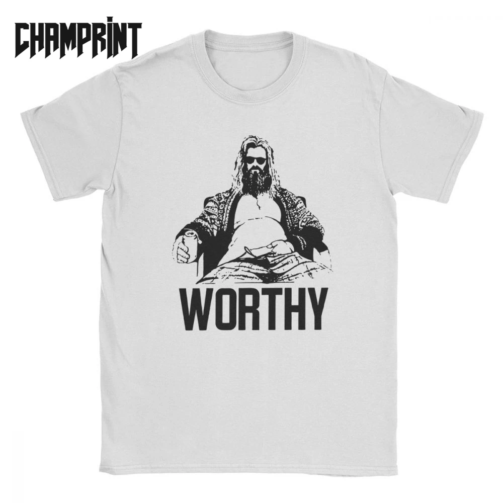 Men T-Shirt Still Worthy Fat Thor Funny Cotton Tees Short Sleeve Endgame Odinson Chubby Humor Avengers Beer Marvel T Shirts 6XL
Men T-Shirt Still Worthy Fat Thor Funny Cotton Tees Short Sleeve Endgame Odinson Chubby Humor Avengers Beer Marvel T Shirts 6XL