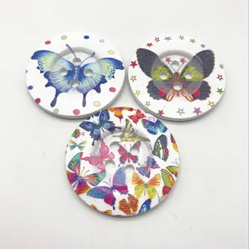 20pcs 50mm 5CM Extra Large Wood Painted Butterfly Buttons 4 Holes Round Sewing Button Embellishments Coat DIY Accessories
20pcs 50mm 5CM Extra Large Wood Painted Butterfly Buttons 4 Holes Round Sewing Button Embellishments Coat DIY Accessories