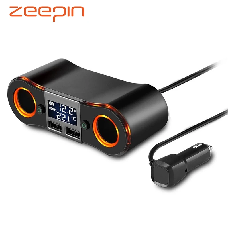 DC 12-24V Dual USB Socket Car Charger Cigarette Lighter LCD Display 3.5A Vehicle Adapter Switch Control GPS DVR Fast Charging
DC 12-24V Dual USB Socket Car Charger Cigarette Lighter LCD Display 3.5A Vehicle Adapter Switch Control GPS DVR Fast Charging