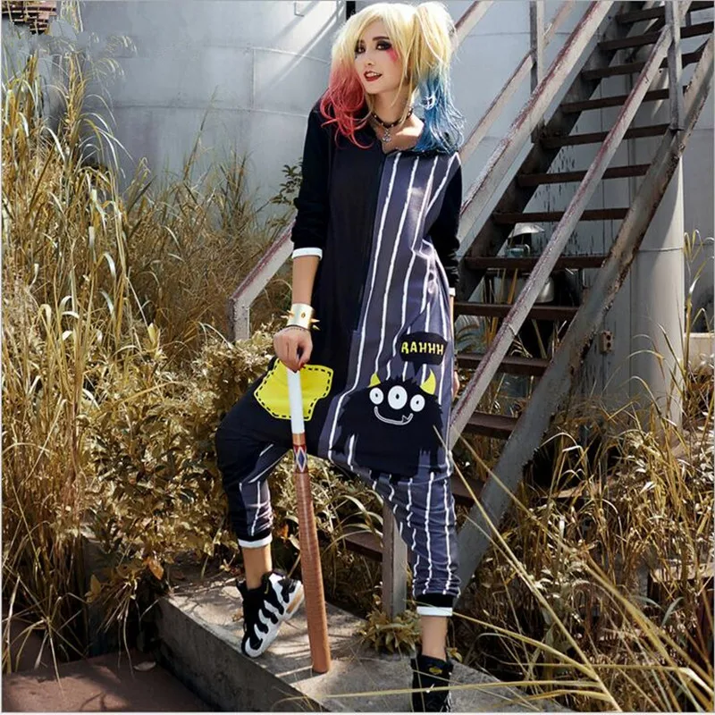 2018 New Women Jumpsuits Overalls Playsuits Hooded Long Pants Hip Hop Dance Harem Pants Trousers Stitching Jumpsuit
2018 New Women Jumpsuits Overalls Playsuits Hooded Long Pants Hip Hop Dance Harem Pants Trousers Stitching Jumpsuit