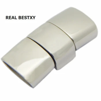 REAL BESTXY 10pcs/lot 316L stainless steel Magnetic Clasps Rectangle for braided leather bracelets
REAL BESTXY 10pcs/lot 316L stainless steel Magnetic Clasps Rectangle for braided leather bracelets