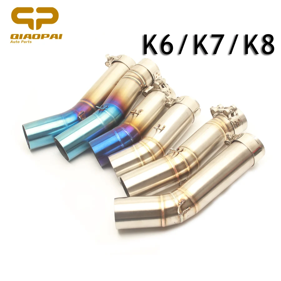 Motorcycle Exhaust Milddle Link Pipe Slip on Exhaust Connector Mid Pipe Stainless Steel For K6 K7 K8 GSXR800 GSXR750 GSXR600
Motorcycle Exhaust Milddle Link Pipe Slip on Exhaust Connector Mid Pipe Stainless Steel For K6 K7 K8 GSXR800 GSXR750 GSXR600
