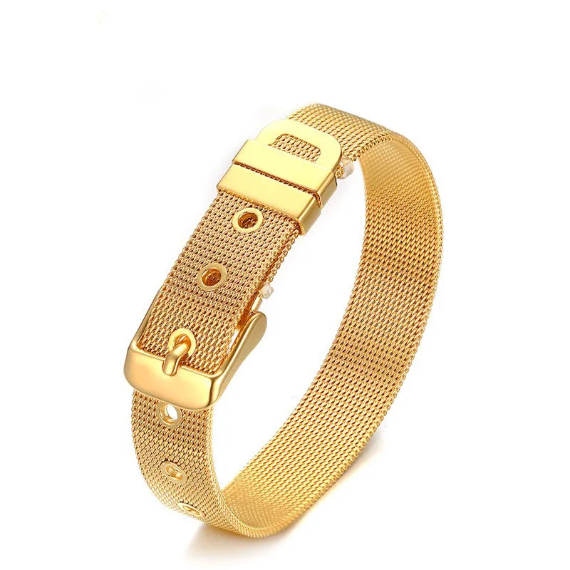Fashion Link Watch Band Chain Bracelets 10/13/18mm Silver Gold Stainless Steel Cable Mesh Chain Bracelets Jewelry For Men Women
Fashion Link Watch Band Chain Bracelets 10/13/18mm Silver Gold Stainless Steel Cable Mesh Chain Bracelets Jewelry For Men Women