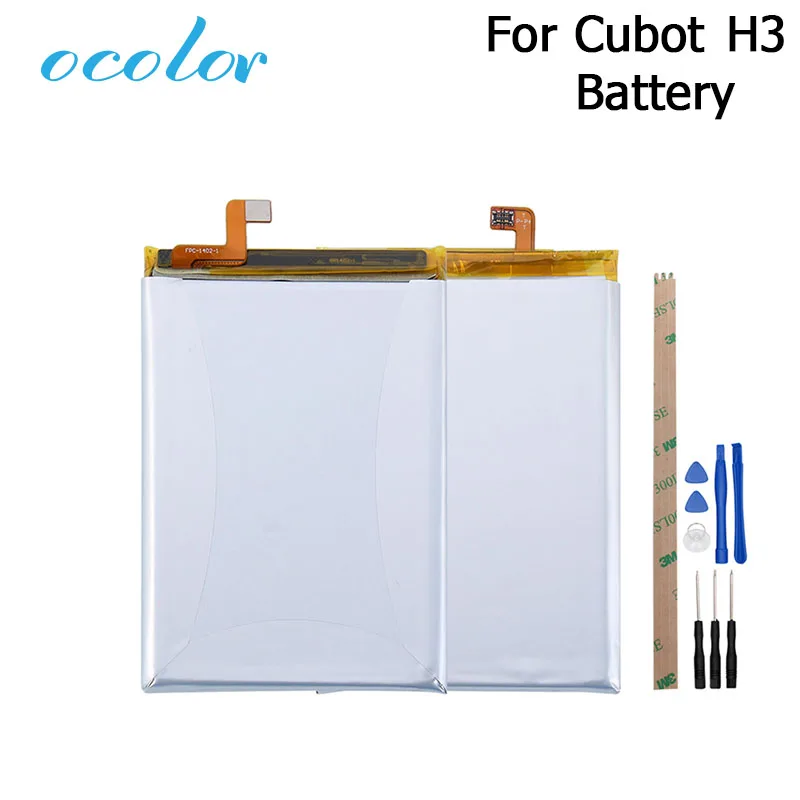 Аккумулятор ocolor для Cubot H3 6000 мА/ч высокая емкость новинка 100% Сменные аксессуары
