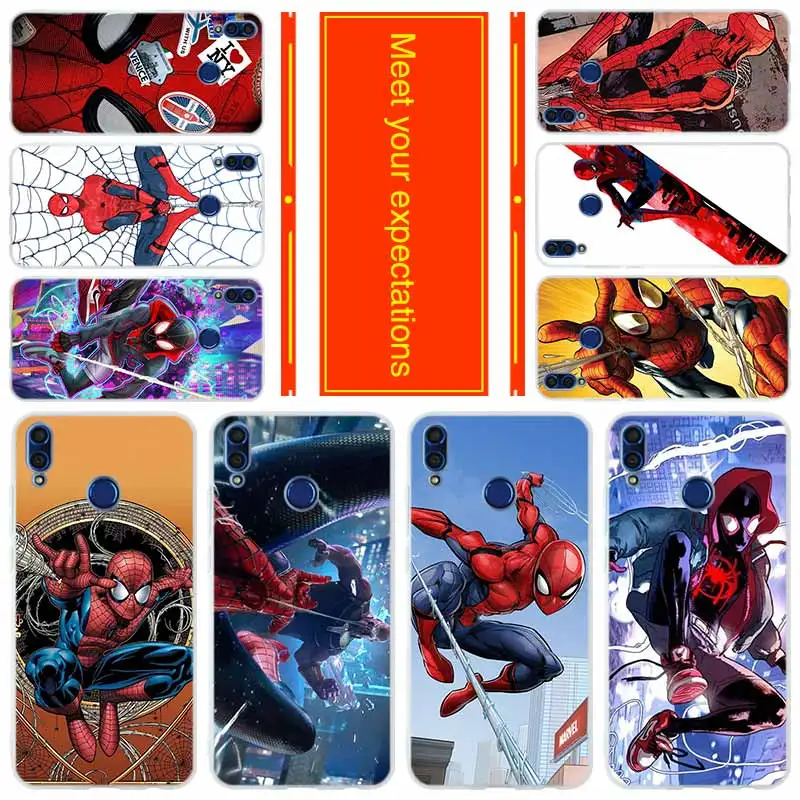 Phone for HUAWEI Honor 10 9 i lite Cover Honor 8X a max 9lite 7 6 X 7a pro V20 Play Cover Case Marvel Comics Spider-Man
Phone for HUAWEI Honor 10 9 i lite Cover Honor 8X a max 9lite 7 6 X 7a pro V20 Play Cover Case Marvel Comics Spider-Man