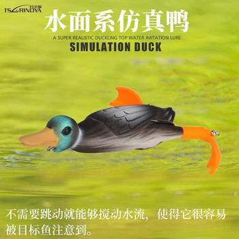 TSURINOYA 2019 NEW Frog snakehead lure big duck fishing lure 18.5g/10cm Topwater soft lure Rotating feet 4PCS/LOT
TSURINOYA 2019 NEW Frog snakehead lure big duck fishing lure 18.5g/10cm Topwater soft lure Rotating feet 4PCS/LOT