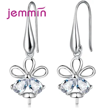Wholesale 2PCS/lot Jewelry Findings 925 Silver Earrings Hook Ear Wires with Flower CZ Crystal for Women DIY Jewelry
Wholesale 2PCS/lot Jewelry Findings 925 Silver Earrings Hook Ear Wires with Flower CZ Crystal for Women DIY Jewelry