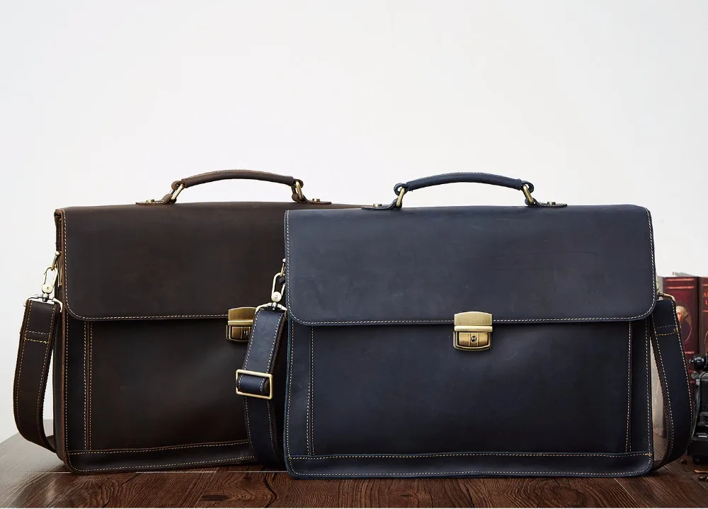 Business Satchel Briefcase For Laptop
