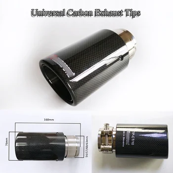 Car Exhaust Mufffler Tips Glossy Carbon Muffler Tip Tail End Auto SUV Universal Stainless Steel Straight Black Tips Pipe Escape
Car Exhaust Mufffler Tips Glossy Carbon Muffler Tip Tail End Auto SUV Universal Stainless Steel Straight Black Tips Pipe Escape