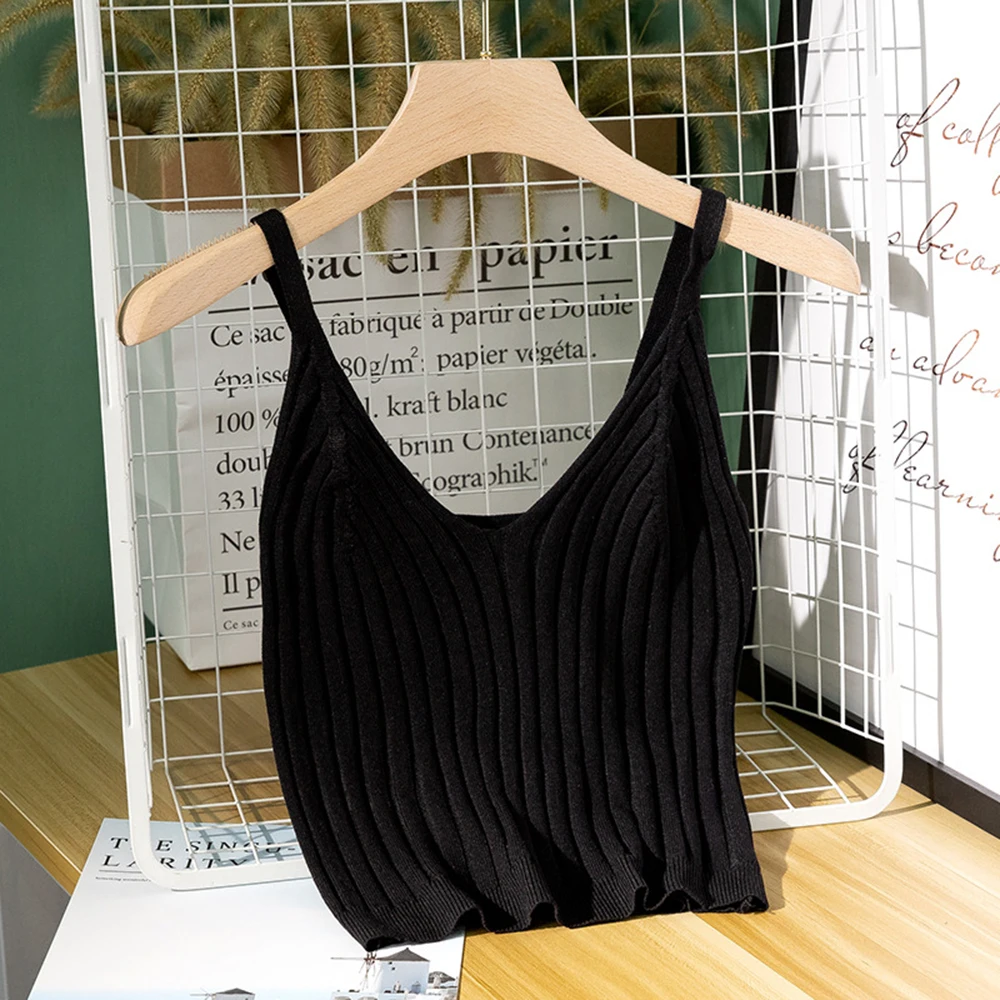 2019 Summer New Fashion Women Knitted Top Sexy V Neck Sling Cotton Blouse Vest Tank for Wholesale Drop Shipping
2019 Summer New Fashion Women Knitted Top Sexy V Neck Sling Cotton Blouse Vest Tank for Wholesale Drop Shipping