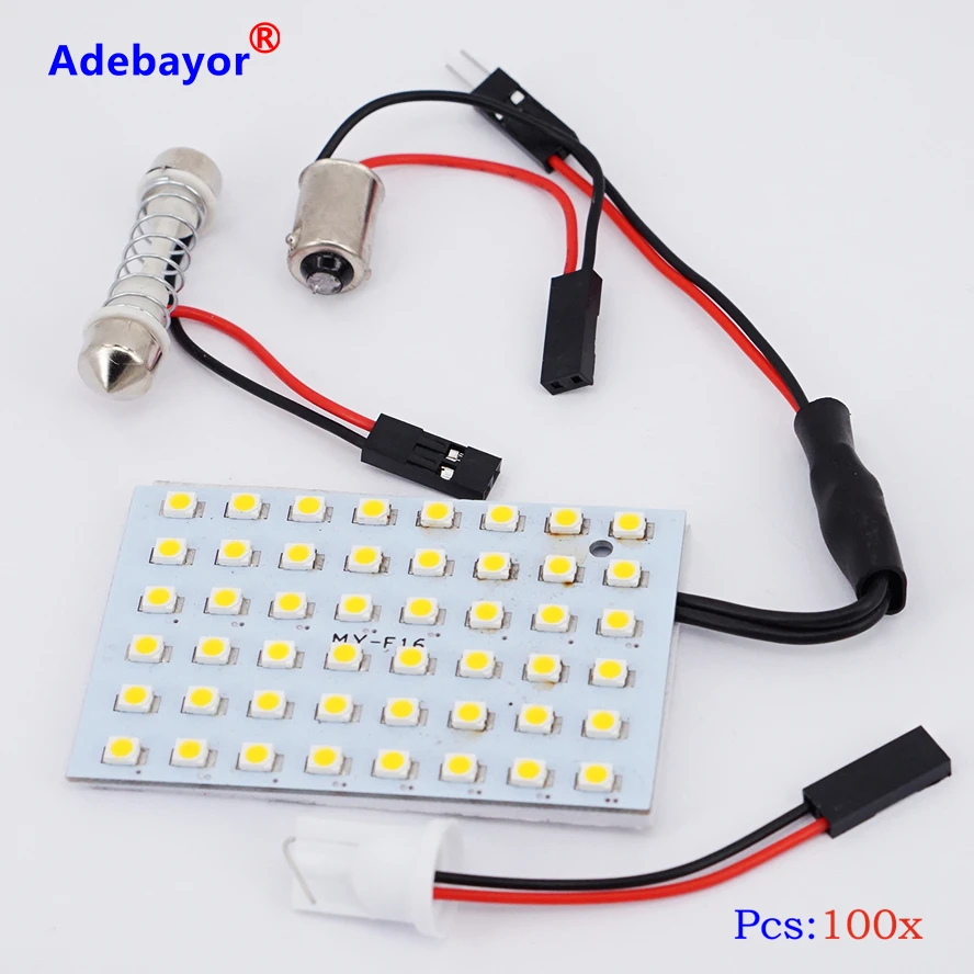 2 X 48 LED 3528 24v Room Door Car Auto Truck Interior Light Bulb panel Lamp car accessories Reading Lights adapter T10 BA9S dome
2 X 48 LED 3528 24v Room Door Car Auto Truck Interior Light Bulb panel Lamp car accessories Reading Lights adapter T10 BA9S dome