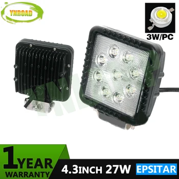 YNROAD 4 inch 27W Led work light spot/flood beam for offload truck use 9pcs*3W epistar leds IP67 1890LM
YNROAD 4 inch 27W Led work light spot/flood beam for offload truck use 9pcs*3W epistar leds IP67 1890LM