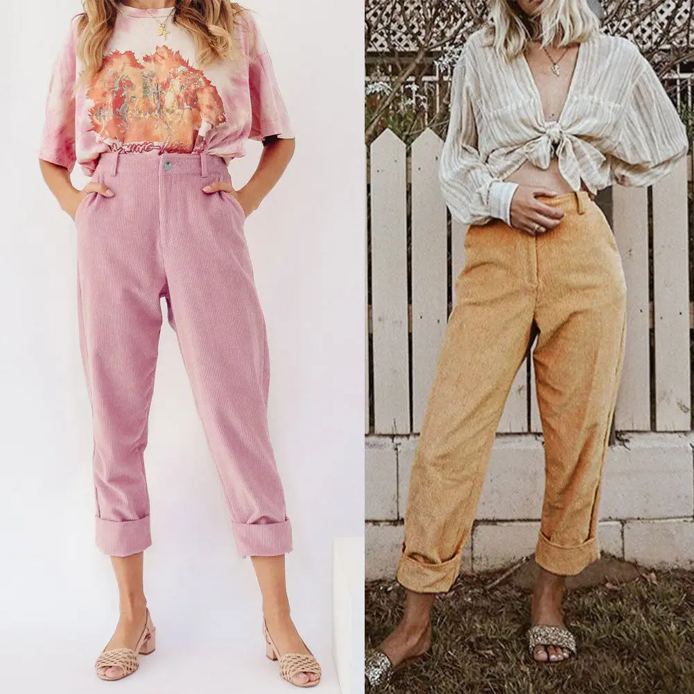 Women Trousers Casual Skinny Stretch Slim High Waist Trousers Corduroy Pants New Fashion Women Girl Pants
Women Trousers Casual Skinny Stretch Slim High Waist Trousers Corduroy Pants New Fashion Women Girl Pants