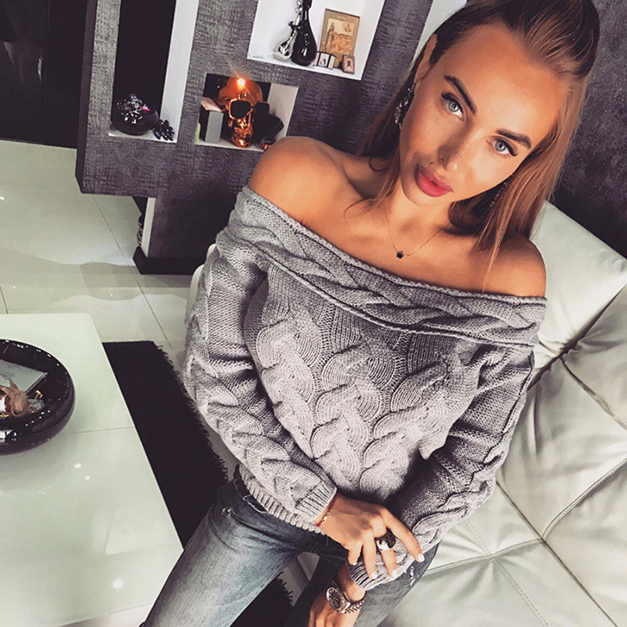 Autumn Winter Sweater Women 2019 Knit High Elastic High Quality Women Fashion Europen Knitwear Clothes Ropas De Moda Mujer C0204
Autumn Winter Sweater Women 2019 Knit High Elastic High Quality Women Fashion Europen Knitwear Clothes Ropas De Moda Mujer C0204