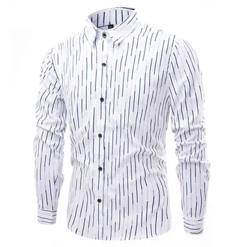 2018 Autumn Fashion Brand Men Clothes Slim Fit Men MenDot Casual Men Shirt printing
2018 Autumn Fashion Brand Men Clothes Slim Fit Men MenDot Casual Men Shirt printing