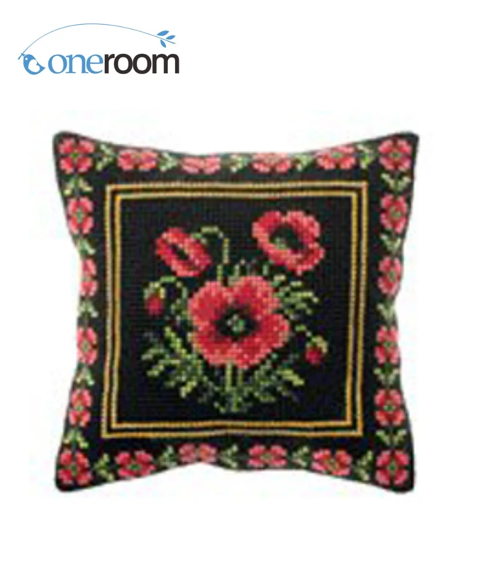 n3th CX0189 Red Poppy DIY Acrylic Yarn Embroidery Pillow Tapestry Canvas Cushion Front Cross Stitch Pillowcase
n3th CX0189 Red Poppy DIY Acrylic Yarn Embroidery Pillow Tapestry Canvas Cushion Front Cross Stitch Pillowcase