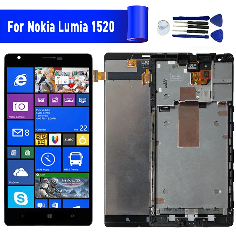 For Nokia Lumia 1520 lcd display screen Replacement For NOKIA Lumia 1520 Display lcd screen module
For Nokia Lumia 1520 lcd display screen Replacement For NOKIA Lumia 1520 Display lcd screen module