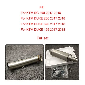 MTCLUB DUKE RC Motorcycle Exhaust Muffler Middle Link Pipe Slip-on For KTM DUKE 390 250 125 Duke RC 390 RC390 2017 2018
MTCLUB DUKE RC Motorcycle Exhaust Muffler Middle Link Pipe Slip-on For KTM DUKE 390 250 125 Duke RC 390 RC390 2017 2018