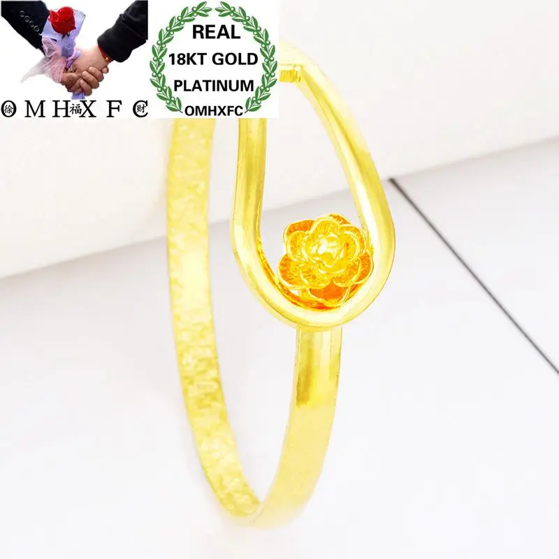 OMHXFC Wholesale European Fashion Woman Girl Party Birthday Wedding Gift Flower Sakura 18KT Gold Bangles Bracelets BE65
OMHXFC Wholesale European Fashion Woman Girl Party Birthday Wedding Gift Flower Sakura 18KT Gold Bangles Bracelets BE65