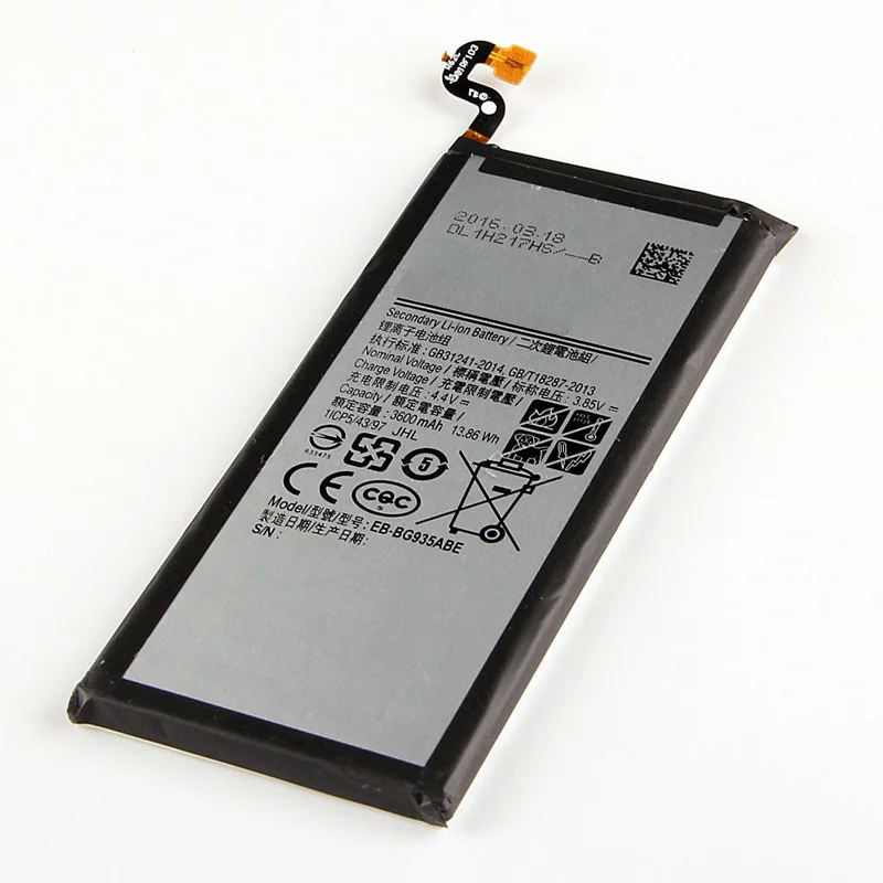 High Capacity Phone Battery For Samsung Galaxy S7 Edge G935FD SM-G935F G9350 3600mAh EB-BG935ABE 3600mAh
High Capacity Phone Battery For Samsung Galaxy S7 Edge G935FD SM-G935F G9350 3600mAh EB-BG935ABE 3600mAh