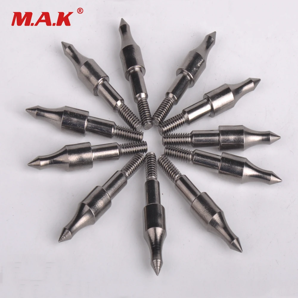 12pcs Target Point Arrowhead 100 Grain Archery Hunting Arrowhead Tips for Compound/Recurve Bow Archery
12pcs Target Point Arrowhead 100 Grain Archery Hunting Arrowhead Tips for Compound/Recurve Bow Archery