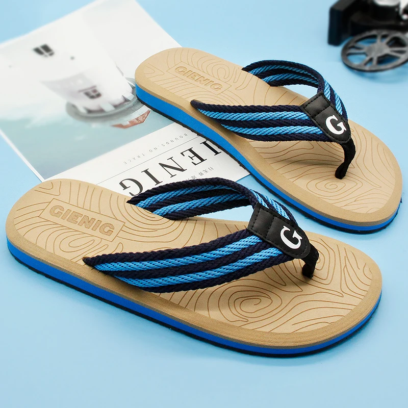 Gienig 2018 new men slippers flip flops men with the summer sandals Beach grain slippers
Gienig 2018 new men slippers flip flops men with the summer sandals Beach grain slippers