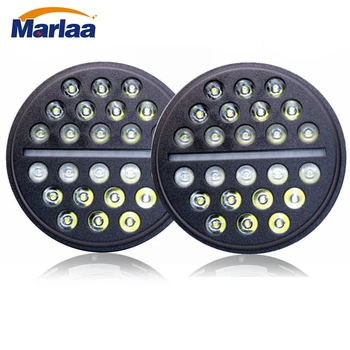 Marlaa For Land Rover Defender 90 & 110 7Inch Led Headlight High Low Beam DRL 7" Led Headlamp For UAZ Hunter Suzuki Samurai Lada
Marlaa For Land Rover Defender 90 & 110 7Inch Led Headlight High Low Beam DRL 7" Led Headlamp For UAZ Hunter Suzuki Samurai Lada