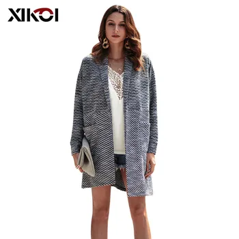 Fashion Women Cardigans Sweaters Autumn Winter Long Sleeve Loose Knitting Cardigan Sweater Women Knitted Cardigan with Pockets
Fashion Women Cardigans Sweaters Autumn Winter Long Sleeve Loose Knitting Cardigan Sweater Women Knitted Cardigan with Pockets