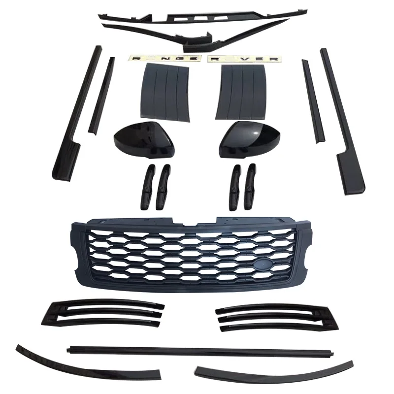 24 pieces Front grille mesh side vent door sill trim handle cover kits for Land Rover Range Rover Autobiography Vogue 2018 2019
24 pieces Front grille mesh side vent door sill trim handle cover kits for Land Rover Range Rover Autobiography Vogue 2018 2019
