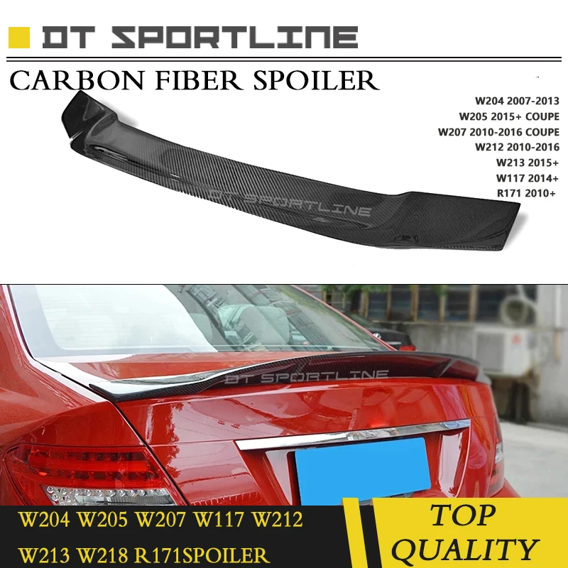 Made of Real Carbon Fiber Material Rear Trunk Wings Suitable For Mercedes CLA w204 w205 w213 w207 w212 w218 R171
Made of Real Carbon Fiber Material Rear Trunk Wings Suitable For Mercedes CLA w204 w205 w213 w207 w212 w218 R171
