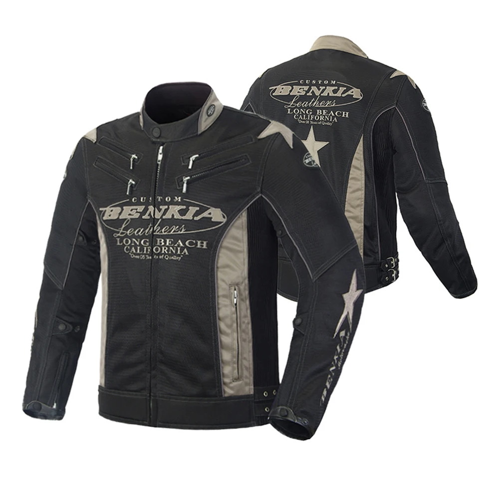 BENKIA Motorcycle Jacket Men Motorbike Jacket Protective Gear Breathable Moto Jacket Motorcycle Clothing Spring Summer Autumn
BENKIA Motorcycle Jacket Men Motorbike Jacket Protective Gear Breathable Moto Jacket Motorcycle Clothing Spring Summer Autumn