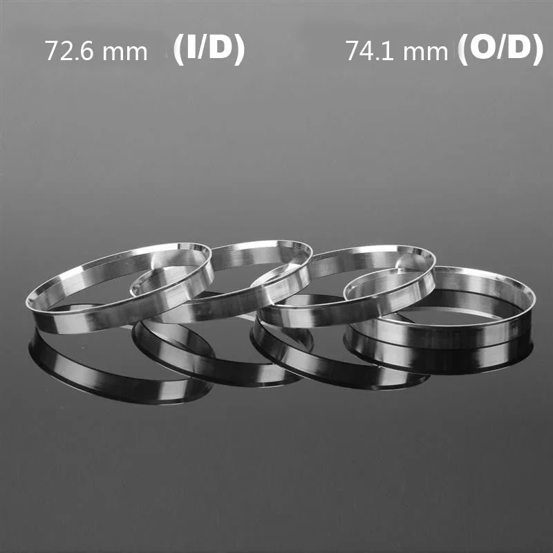 1 Set 72.6mm ID to 74.1mm OD 4Pcs Aluminum Centric Spigot Hub Rings Wheel Spacer
1 Set 72.6mm ID to 74.1mm OD 4Pcs Aluminum Centric Spigot Hub Rings Wheel Spacer