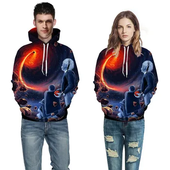 Women Couple First Image of Black Hole Sweatshirt Long Sleeve Hoodie Top -MX8
Women Couple First Image of Black Hole Sweatshirt Long Sleeve Hoodie Top -MX8