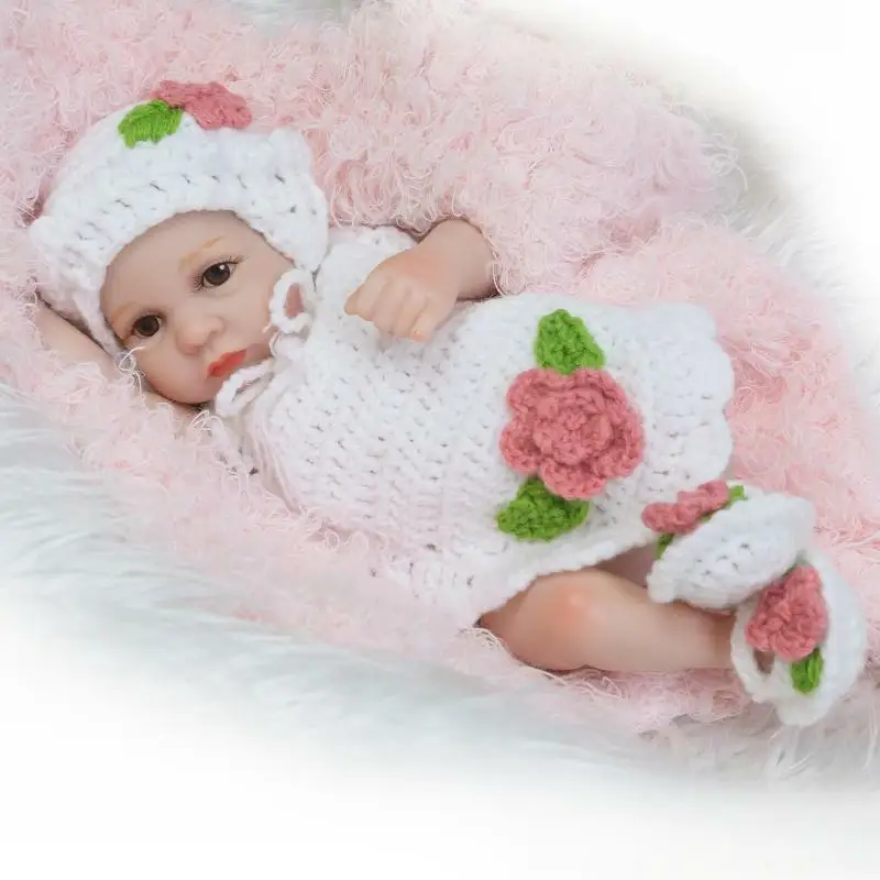 11" Reborn White Sweater Tiny Realistic Baby Full Silicone Girl Toy Kid Doll Hot Imported Silicone Raw Materials
11" Reborn White Sweater Tiny Realistic Baby Full Silicone Girl Toy Kid Doll Hot Imported Silicone Raw Materials