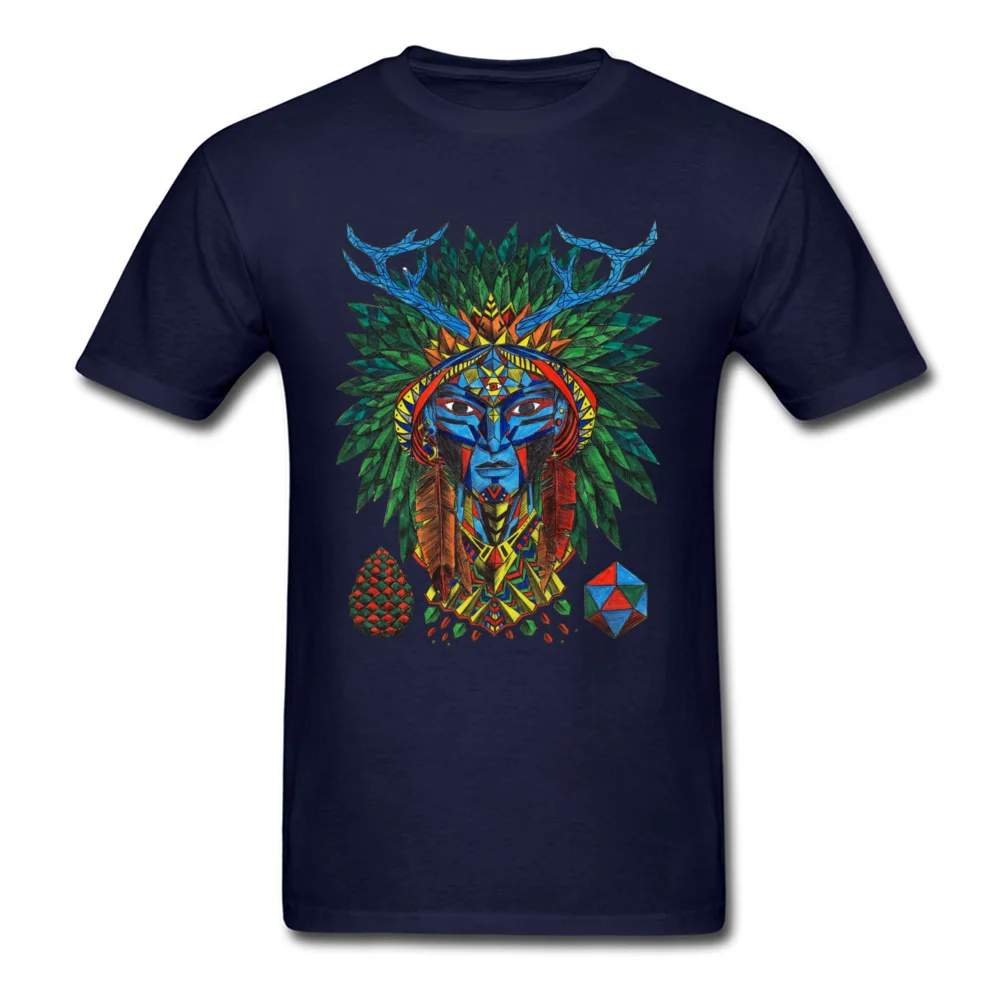 Chaman Funny Tops Shirt Short Sleeve for Men Cotton Lovers Day Round Neck T-Shirt Crazy Tshirts On Sale Free Shipping Chaman navy