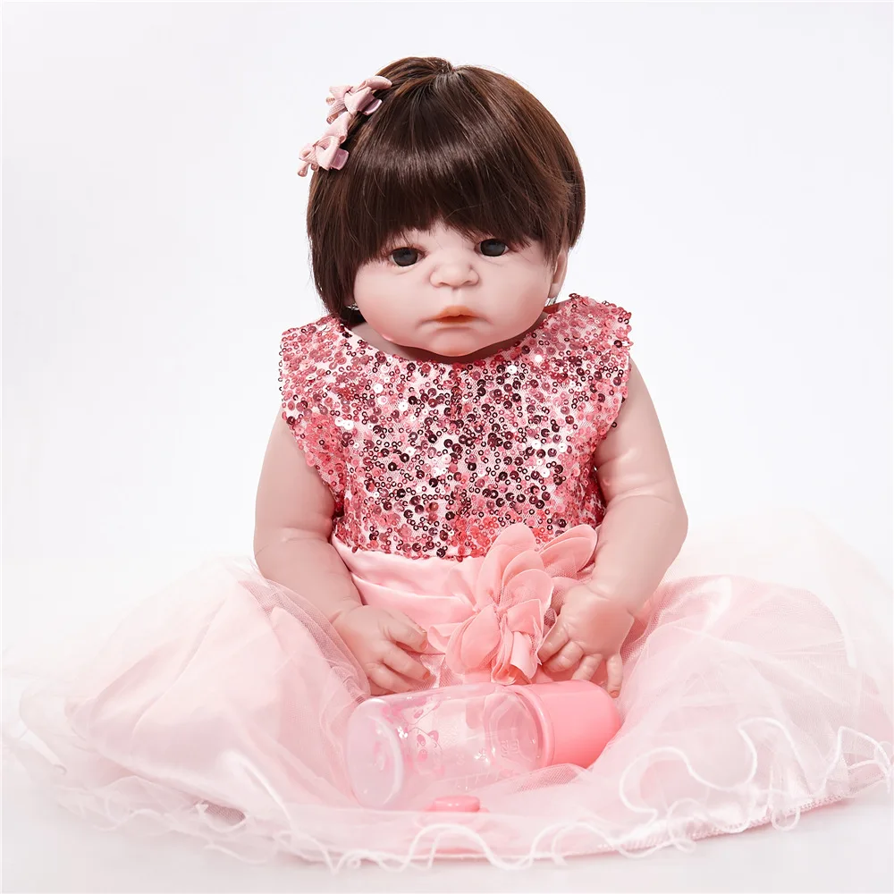 Doll Reborn Girl Full Body Silicone Reborn Baby Dolls Taking Toys for Kids Gifts Brinquedos SF5520 Boneca Reborn Corpo Silicone
Doll Reborn Girl Full Body Silicone Reborn Baby Dolls Taking Toys for Kids Gifts Brinquedos SF5520 Boneca Reborn Corpo Silicone
