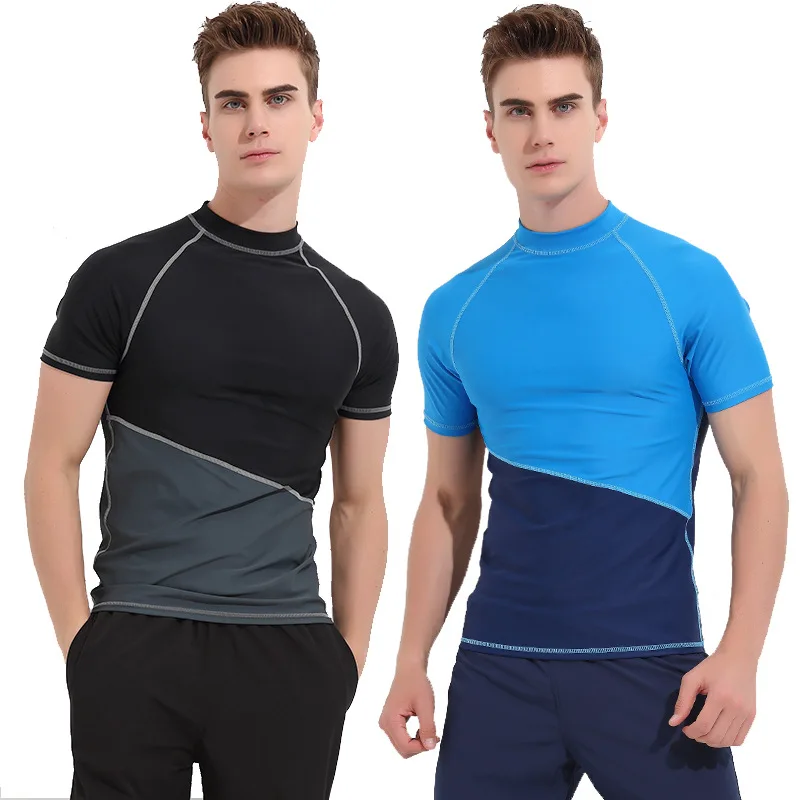 Sbart Quick Drying Swimsuits Short Sleeve Rash Guard Shirts Men Swimwear Tops Male Surfing Sailing Tshirts Bathing Suits
Sbart Quick Drying Swimsuits Short Sleeve Rash Guard Shirts Men Swimwear Tops Male Surfing Sailing Tshirts Bathing Suits