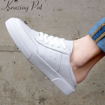 Hot selling exclusive design classic round toe white sneakers genuine leather lace up ventilated lace up vulcanized shoes L29
Hot selling exclusive design classic round toe white sneakers genuine leather lace up ventilated lace up vulcanized shoes L29
