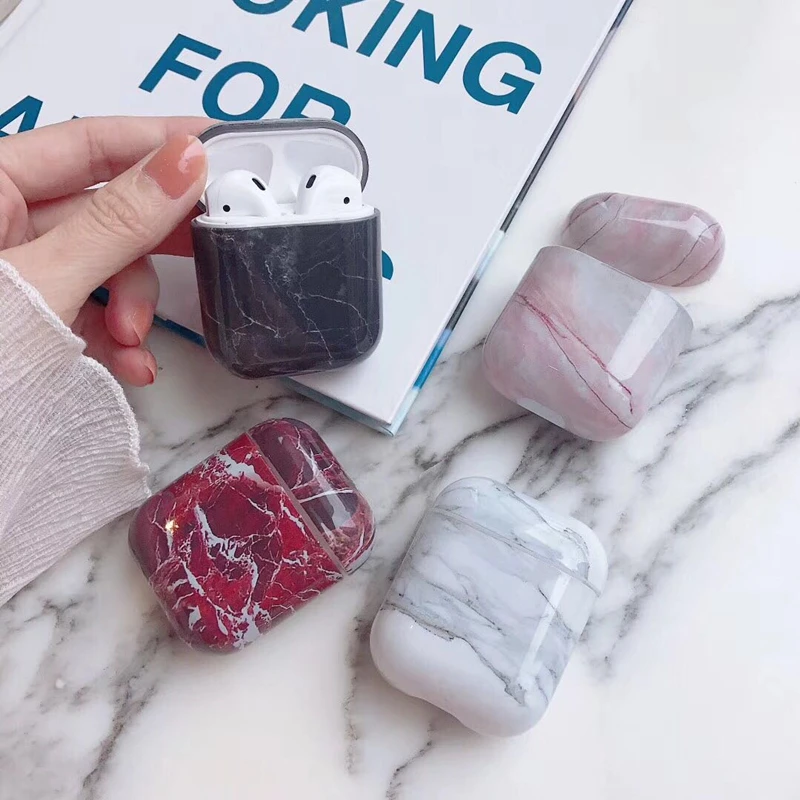 Luxury fashion Cute granite marble plastic hard Protective Wireless Bluetooth Headset case For Apple Airpods 1 2 Earphone cover
Luxury fashion Cute granite marble plastic hard Protective Wireless Bluetooth Headset case For Apple Airpods 1 2 Earphone cover